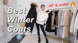 BEST WINTER COATS for the COLDEST winter ❄️ Reviewing Canada Goose Northface and more [upl. by Anavahs]