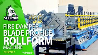 Cable Carrier Profile RollForm Machine by SLEIPNIR® [upl. by Newby]