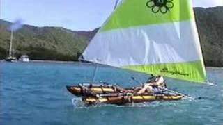 Cat2Go Sailing Haiku Catamaran Clear Blue Hawaii [upl. by Hardan]