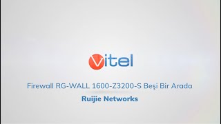 Firewall RGWALL 1600Z3200S Beşi Bir Arada  Ruijie Networks [upl. by Arded]