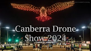 Australia Day Drone Show Canberra 2024 8K [upl. by Alidus]