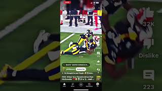 Thanks for having my back Dom NFL Videos Football AmericanFootball Viral Short Video NFL ￼￼ [upl. by Xonk894]