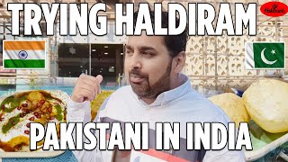 Haldiram food  Delhi Food Pakistani visiting india 🇮🇳 🇵🇰 [upl. by Deeas408]