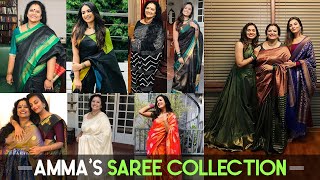 Ammas Saree Collection Kanchipuram Sarees Different Varieties Parvathy Somanath [upl. by Formenti]