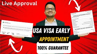 How To Get US Visa Appointment Date Early  How To Reschedule US Visa Appointment  usvisa2024 [upl. by Nodarse]