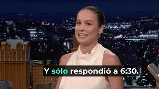 Brie Larson talks about Lessons in Chemistry in the Tonight Show [upl. by Wycoff604]