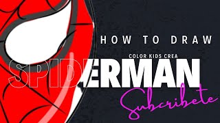 How To Draw Spider Man kids [upl. by Juditha]