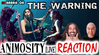 THE WARNING  ANIMOSITY Live Reaction breakupsong bitter paulina daniela alejandra 🔥🔥🔥🤘😁🤘🔥🔥🔥 [upl. by Bo]