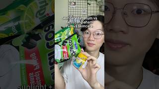 SKINCARE PAKAI SUNLIGHT DAN BAKING SODA skincare skincareroutine [upl. by Ydnyl730]