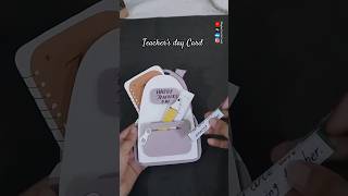 Happy teachers day card diy craft shorts teachersday [upl. by Elletnahc84]