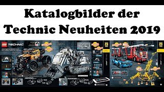 Katalogbilder der Technic Neuheiten zweites Halbjahr 2019 [upl. by Myrtie]