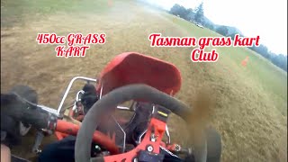 16 year old tries 450cc grass kart [upl. by Eloci]