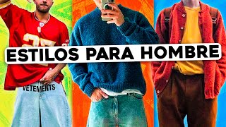 5 ESTILOS de vestir PARA HOMBRES [upl. by Adeys]