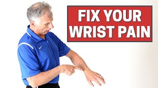 3 Stretches to Fix Your Wrist Pain in Minutes Including Decompression [upl. by Odrareve325]