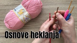 Heklanje osnove za početnike  Chrochet for Beginners [upl. by Zebapda338]