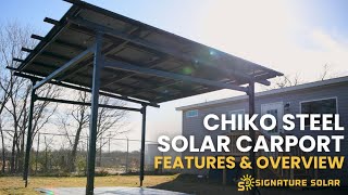 Chiko Steel Solar Carport Effortless Installation and Durable Design for Reliable Solar Solutions [upl. by Spatz349]