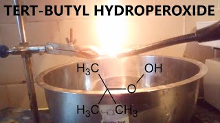 Homebrewing tertbutyl hydroperoxide [upl. by Ullyot]