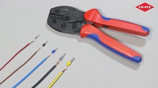 KNIPEX PreciForce® Crimping Pliers 97 52 38 [upl. by Ekud287]