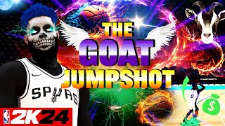 The Greatest 2k24 Jumpshot Of All Time Become a Sniper in Nba 2k24 nba2k24 2k24 [upl. by Arammahs]