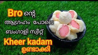 Kheer kadam  bengalis favorite sweet recipe  how to make kheer kadam [upl. by Touber]