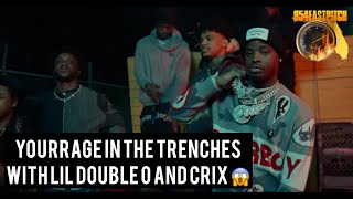 YourRage and FaZe in the trenches with Lil Double 0 and Lil Crix Vlog 2 [upl. by Anaz]