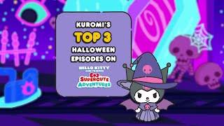 Kuromi Halloween Compilation  Hello Kitty and Friends Supercute Adventures Compilations [upl. by Tongue807]