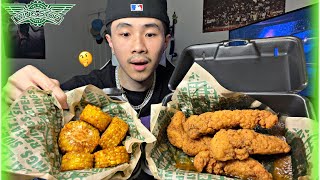 LOUISIANA RUB Chicken Tenders Wingstop  First Time Review [upl. by Byrle]