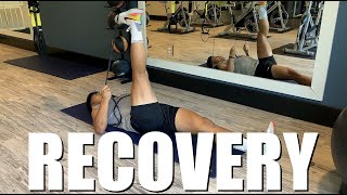 Pro Soccer Player’s Recovery Gym Session  Foam RollingBikeCore WorkStretching [upl. by Adnileb]