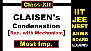 Most Imp quotClaisen Condensationquot Reaction with Mechanism  Organic Chemistry By Er Arvind Arora [upl. by Bohi]