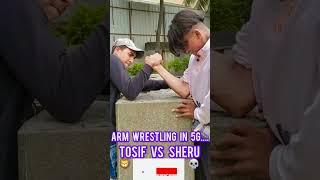 Tosif VS Sheru Arm Wrestling 😈💪🥇 armwrestling armwrestler proplayer trending viral shorts [upl. by Piwowar]