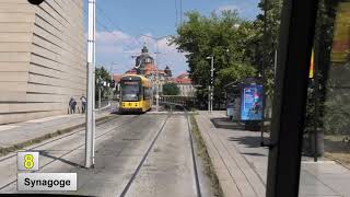 Straßenbahn Dresden 2020 Linie 8 [upl. by Ardolino710]