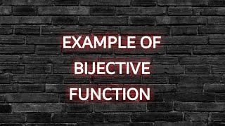 EXAMPLE OF BIJECTIVE FUNCTION IN MALAYALAM [upl. by Harrod]