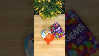 Kinder Joy Box amp Gems Chocolate Popsicle shorts youtubeshorts viralshort shortsfeed chocolate [upl. by Euqinad]