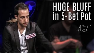 Alec Torelli Fires Epic RIVER BLUFF in 5Bet Pot  Poker Night in America [upl. by Ynamad]