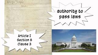 What is the Commerce Clause [upl. by Ainegul]