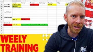 TRIATHLON TRAINING PLAN diy for any number of weekly workouts [upl. by Ikeda409]