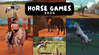 BEST Horse Games 2024 🐎🎮  Top Released amp Upcoming Horse Games [upl. by Donadee602]