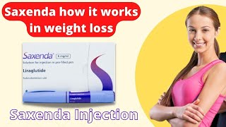 Saxenda  Weight Loss  How It Works [upl. by Elyrad]