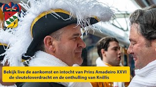 Aankomst Prins Amadeiro XXVI in Oeteldonk 2024 [upl. by Libbey159]