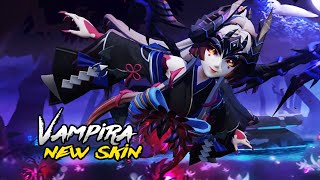 Vampira Enchantress Series Skin  Bewitching Flowers  Onmyoji Arena [upl. by Reggis]