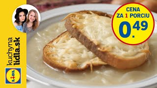 Cibuľová polievka so zapečeným toastom 🍲  Beautifood  Kuchyňa Lidla [upl. by Ellehcirt290]