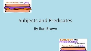 Subjects and Predicates Song wLyrics [upl. by Atnohs44]