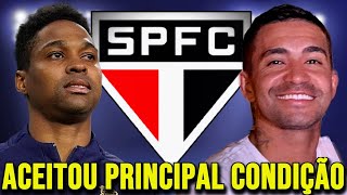 ACEITOU A PRINCIPAL CONDIÇÃO DO SÃO PAULO Será absolutamente Histórico o SPFC Fechar [upl. by Refenej]