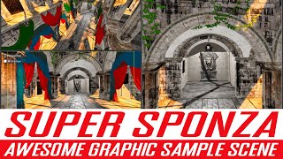 Super Sponza  A MASSIVE Update To The Most Famous Scene in Computer Graphics [upl. by Vaientina]