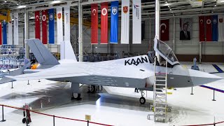 First Look at Turkeys Kaan Fighter Jet in Action [upl. by Raynah]