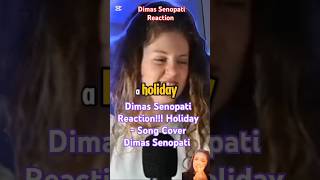 Dimas Senopati Reaction Holiday Song Cover Dimas Senopati shorts dimassenopati [upl. by Zenia]