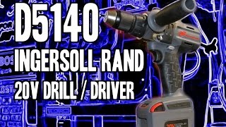 Ingersoll Rand D5140 DrillDriver 20v Cordless IQv20 [upl. by Aerdnaeel522]