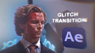 HOW TO DO THE  Glitch Transition Effect I After Effects Tutorial [upl. by Schnapp193]