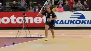 Turku Paavo Nurmi Games 2013 Men´s javelin throw [upl. by Suivatnad]