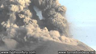 Incredible Anak Krakatau volcanic eruption video [upl. by Anan475]